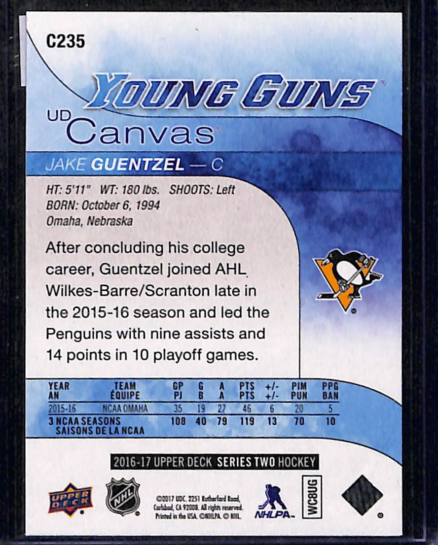 2016-17 Upper Deck Series 2 Jake Guentzel #C235