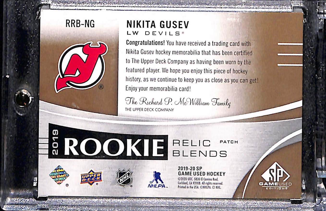 2019-20 Upper Deck SP Game Used Nikita gusev #RRB-NG