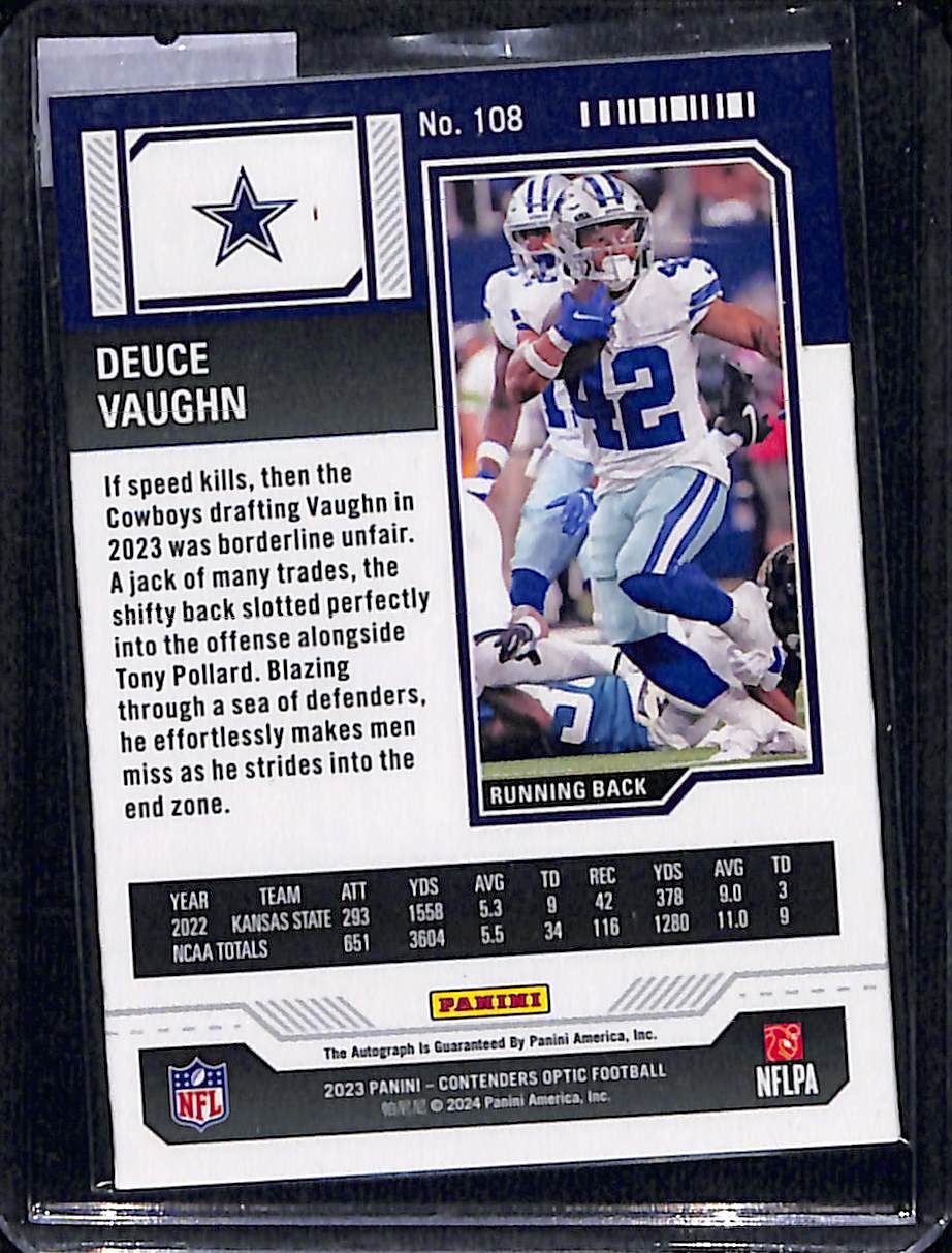 2023 Panini Contenders Optic Deuce Vaughn #108