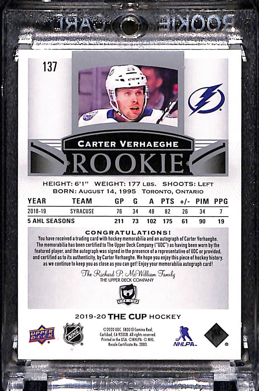 2019-20 Upper Deck The Cup Carter Verhaeghe #137 024/249