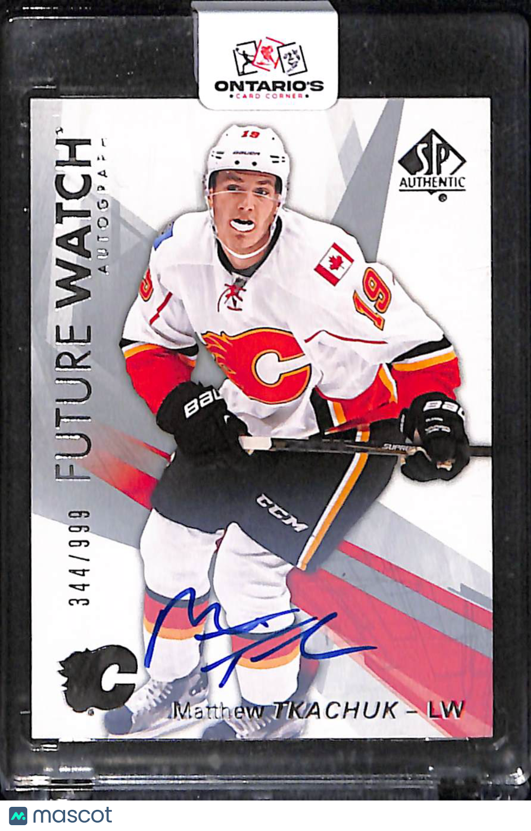 2016-17 Upper Deck SP Authentic Matthew Tkachuk #150 Future Watch Autograph 344/999