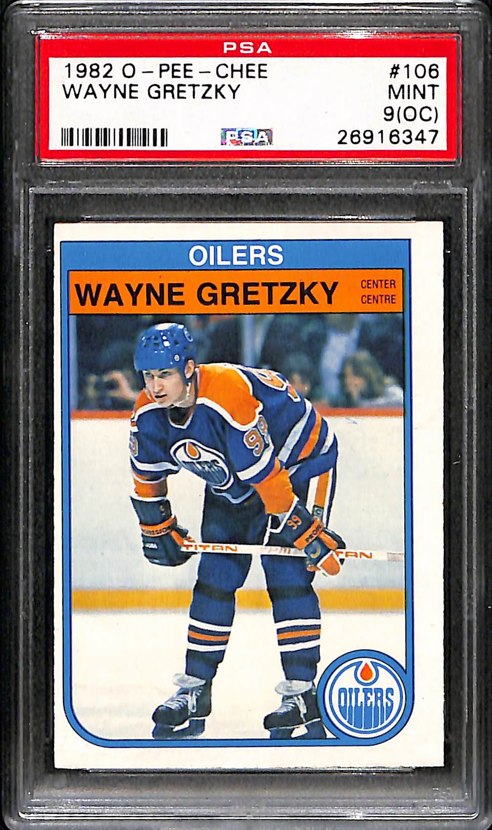 1982 O-Pee-Chee Wayne Gretzky #106 Oc PSA 9