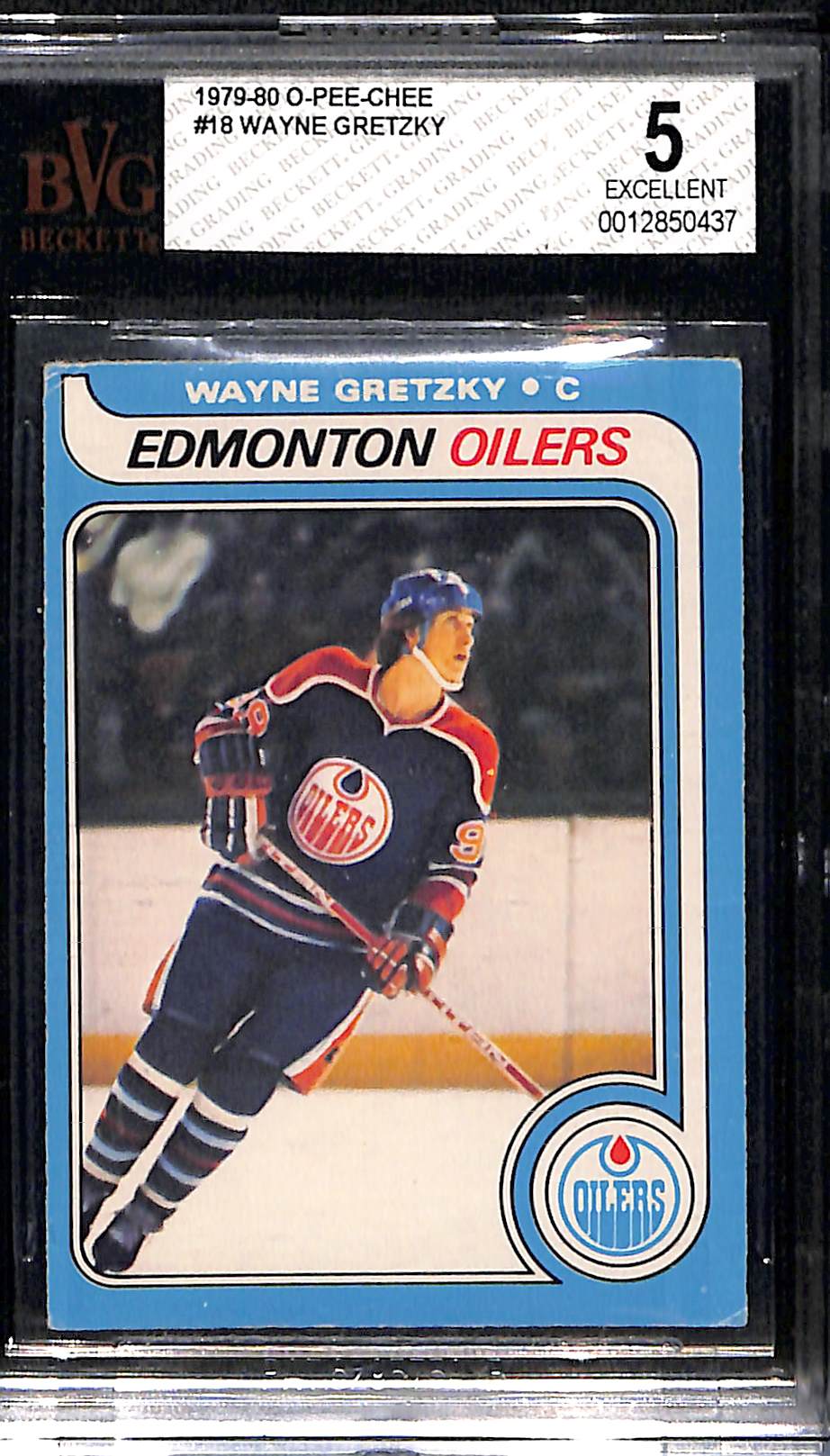 1979-80 O-Pee-Chee Wayne Gretzky #18 BGS 5