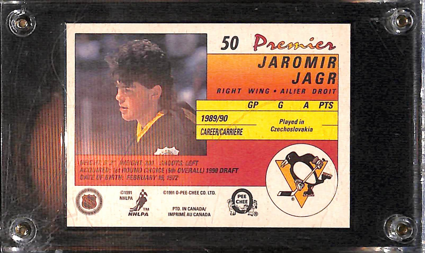 1990 O-Pee-Chee Premier Jaromir Jagr #50