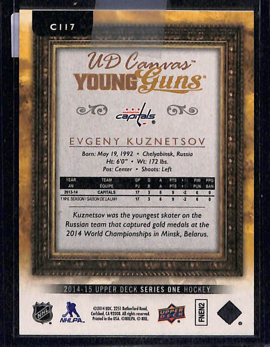 2014-15 Upper Deck Series 1 Evgeny Kuznetsov #C117