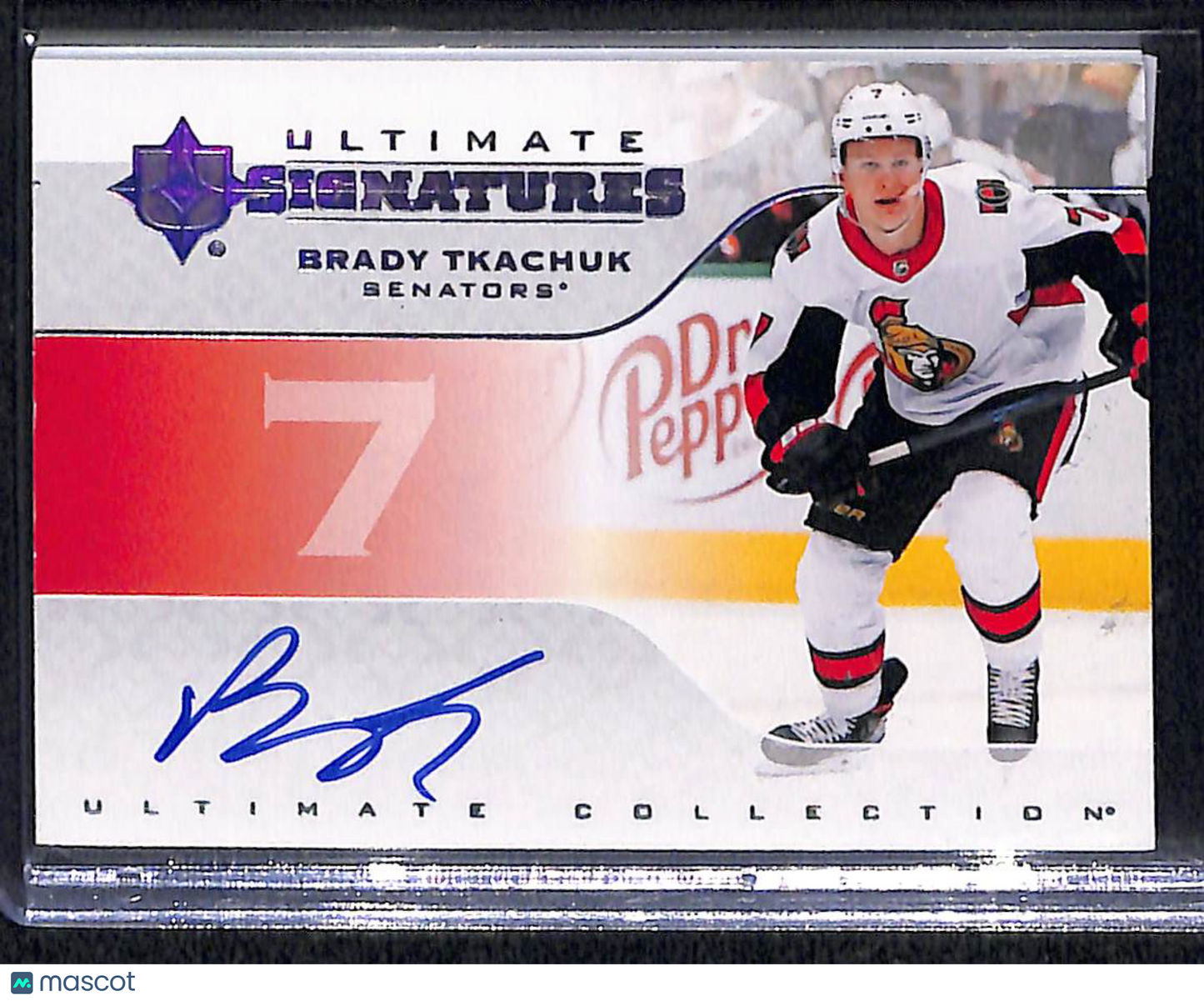 2019-20 Upper Deck Ultimate Collection Signatures Brady Tkachuk #US-BT