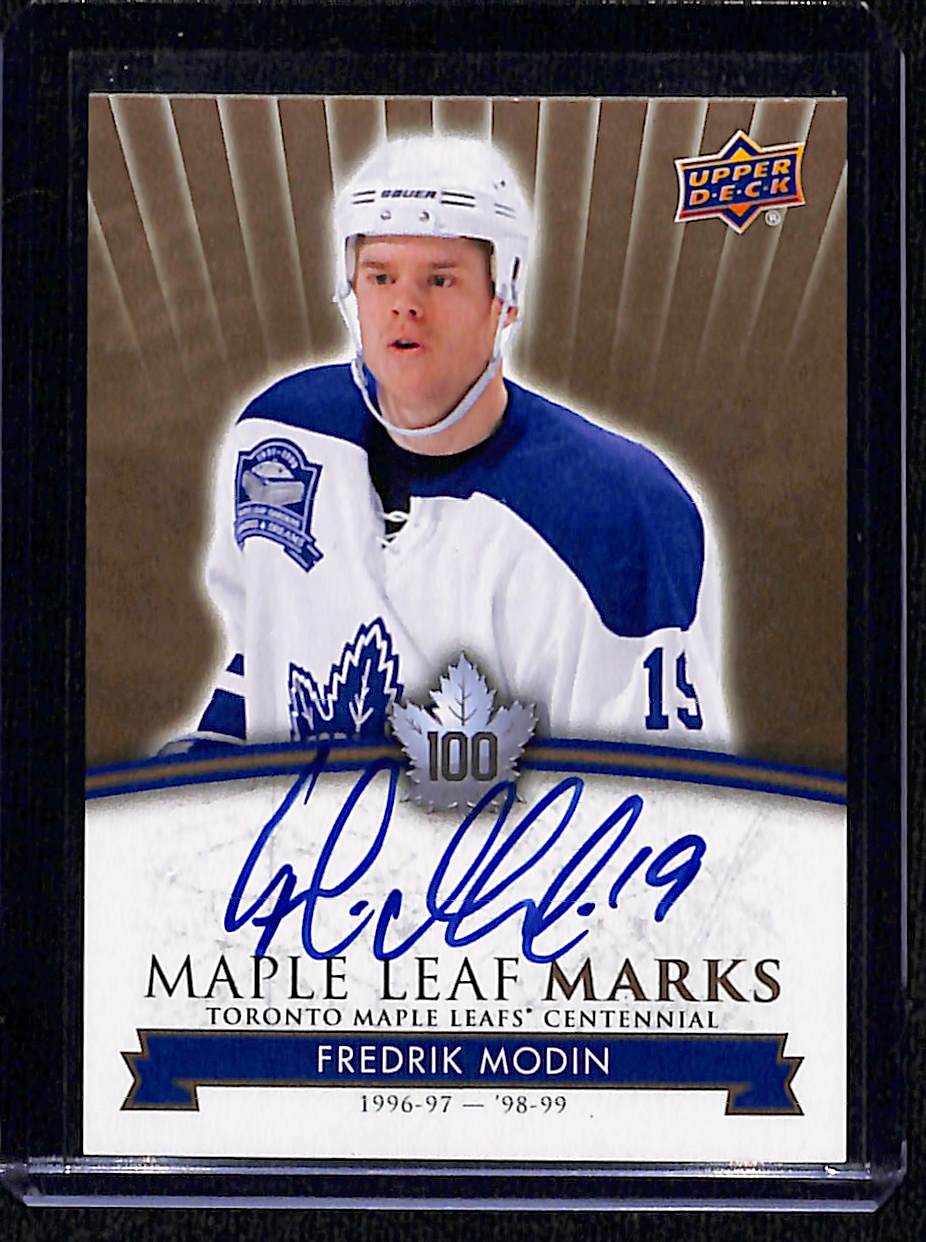 2017 Toronto Maple Leafs Centennial Fredrik Modin #MLM-FR