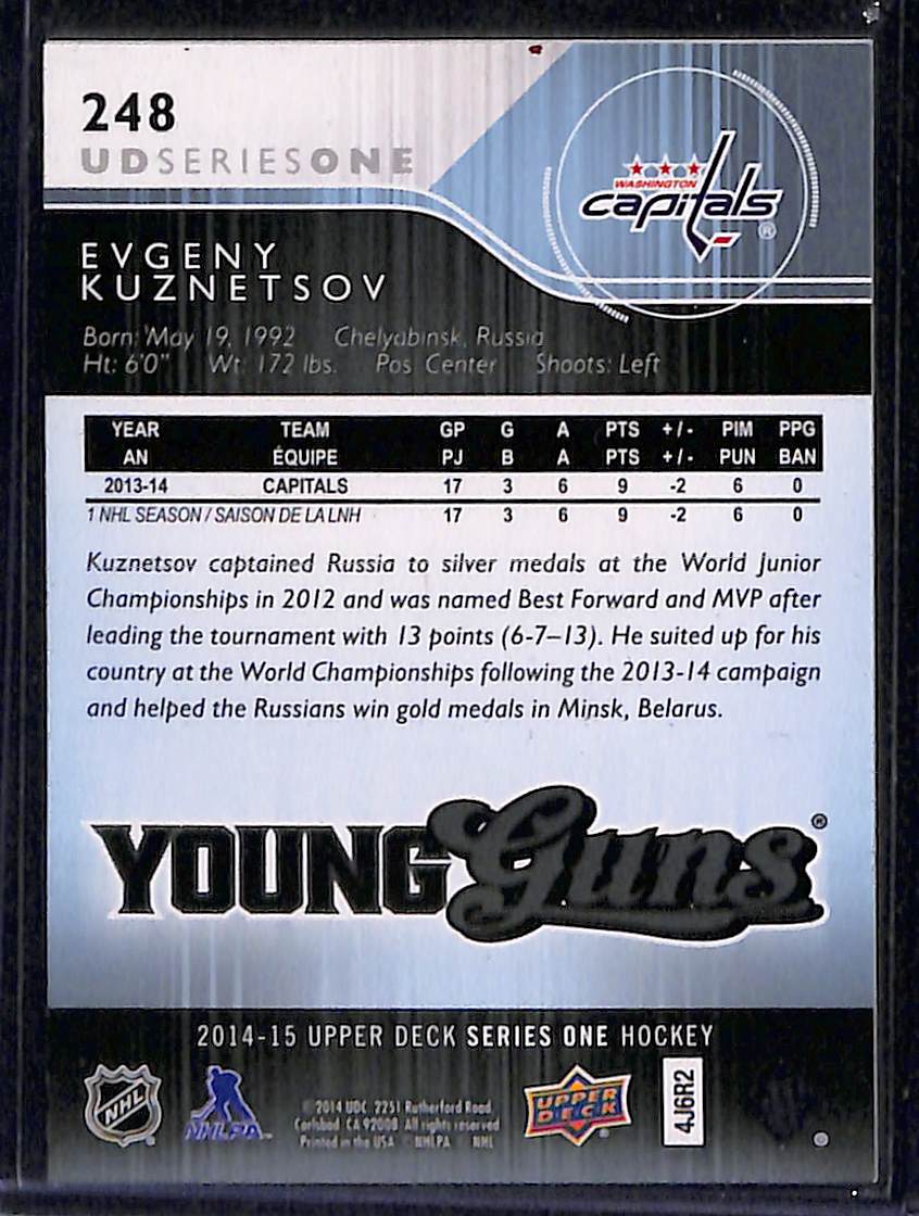 2014-15 Upper Deck Series 1 Evgeny Kuznetsov #248