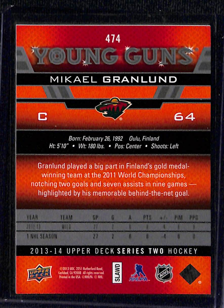 2013-14 Upper Deck Series 2 Mikael Granlund #474