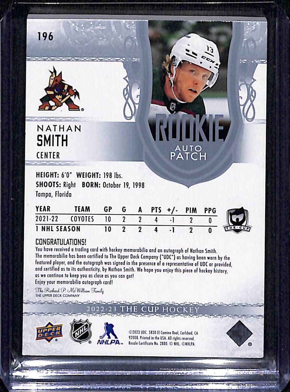 2022-23 Upper Deck The Cup Nathan Smith #196 133/249