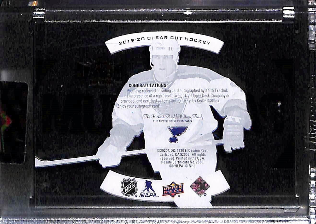 2019-20 Clear Cut Keith Tkachuk