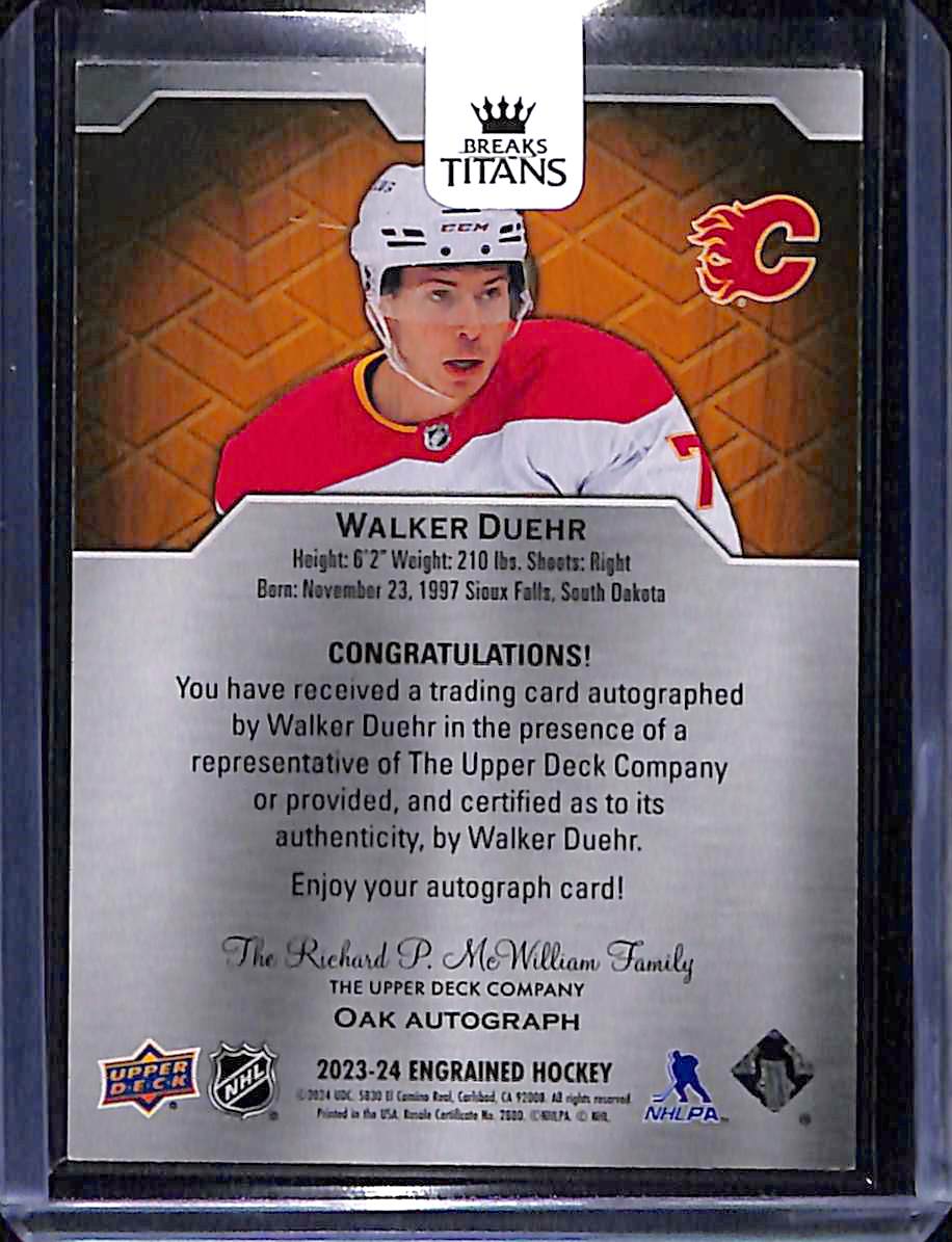 2023-24 Engrained Walker Duehr