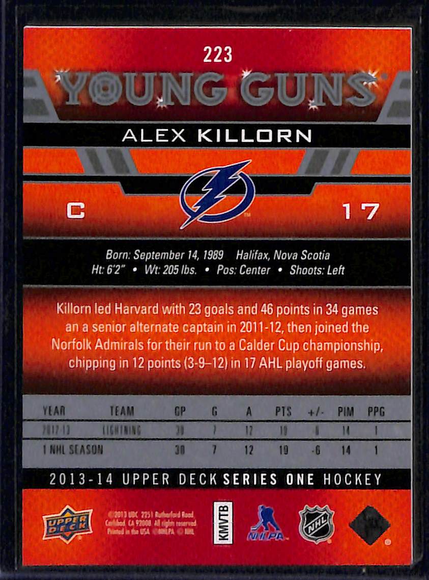 2013-14 Upper Deck Series 1 Alex Killorn #223