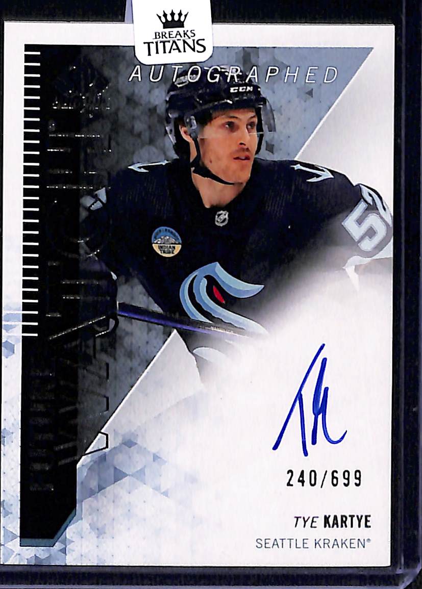 2023-24 Sp Authentic Tye Kartye #RFWA-TK 240/699