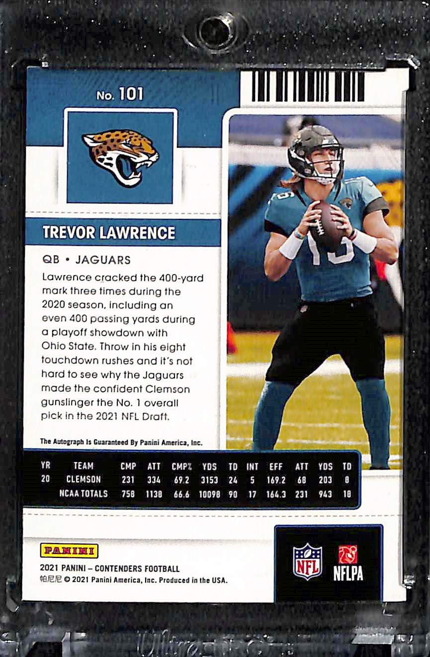 2021 Panini Contenders Trevor Lawrence #101