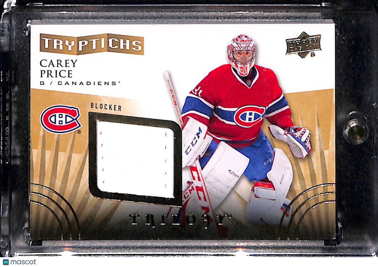 2014-15 Upper Deck Trilogy Carey Price #T-CP3 Blocker Jersey Patch /