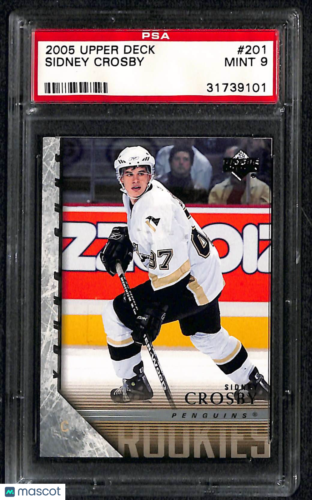2005 Upper Deck Sidney Crosby #201 PSA 9