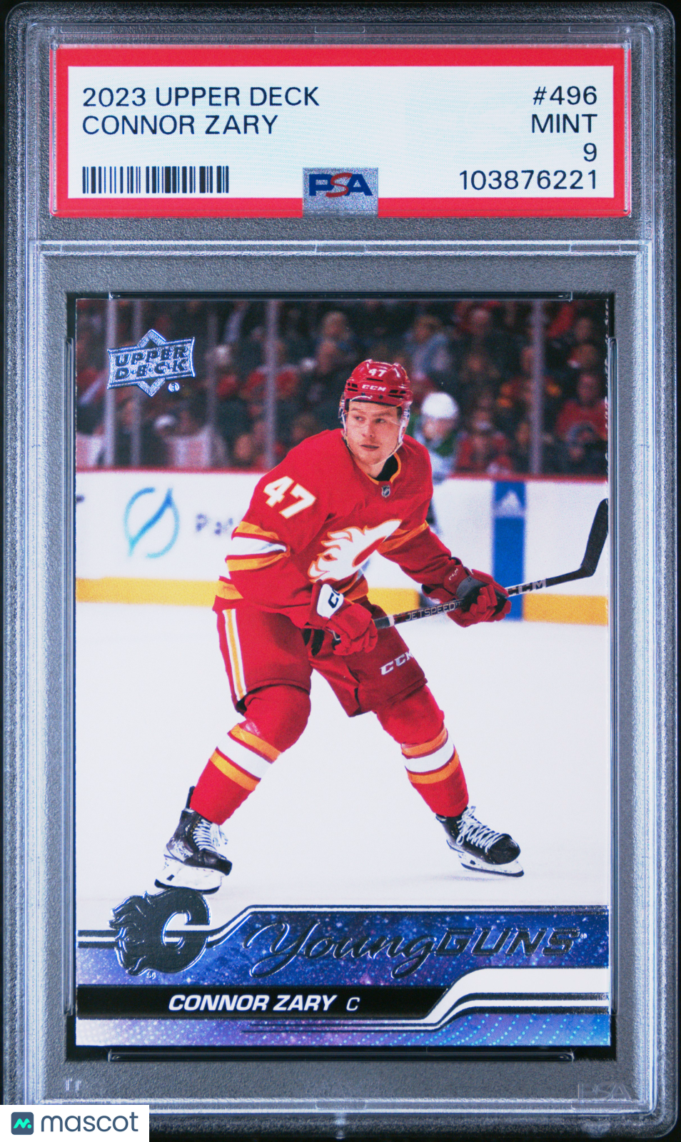 2023 Upper Deck Connor Zary #496 PSA 9