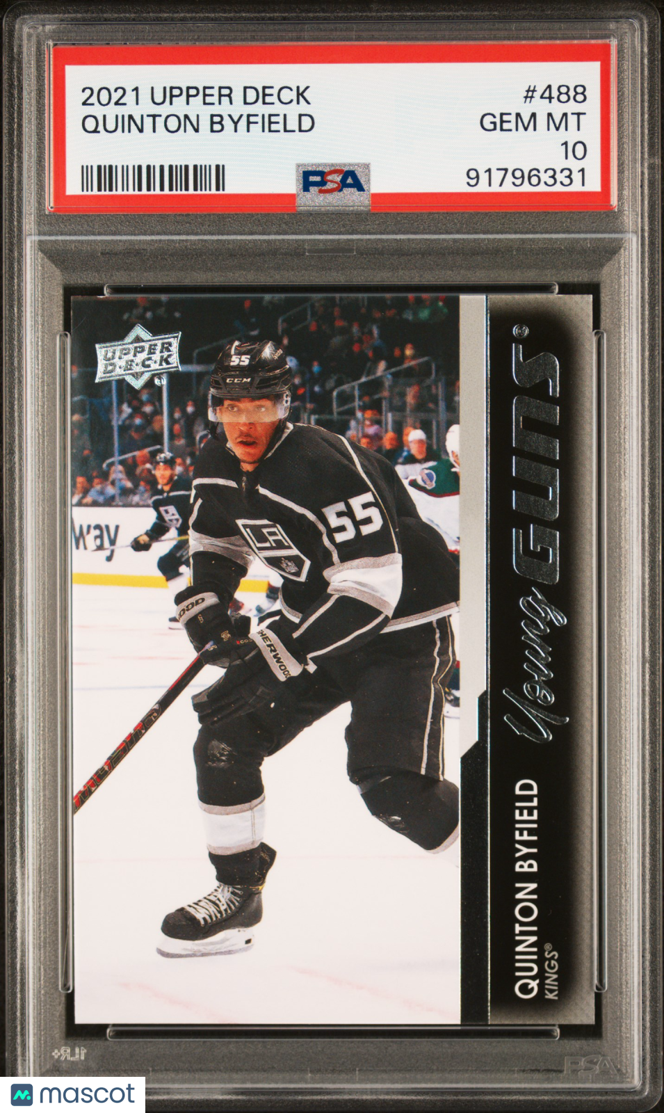 2021-2022 Upper Deck Quinton Byfield #488 PSA 10