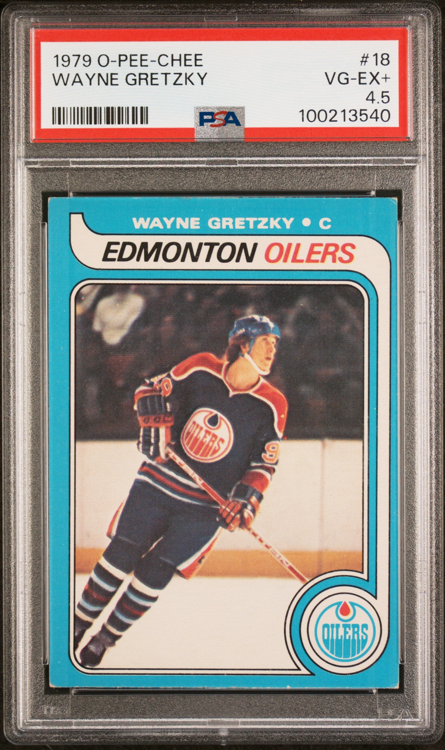 1979 O-Pee-Chee Wayne Gretzky #18 PSA 4.5