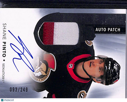 2022 2021-22 Upper Deck The Cup Shane Pinto #093 Cup RPA 093/249