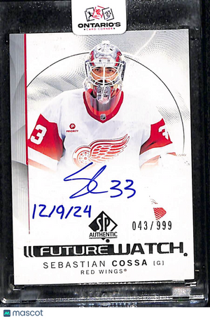 2023 Upper Deck SP Authentic Future Watch Sebastian Cossa #SC 043/999