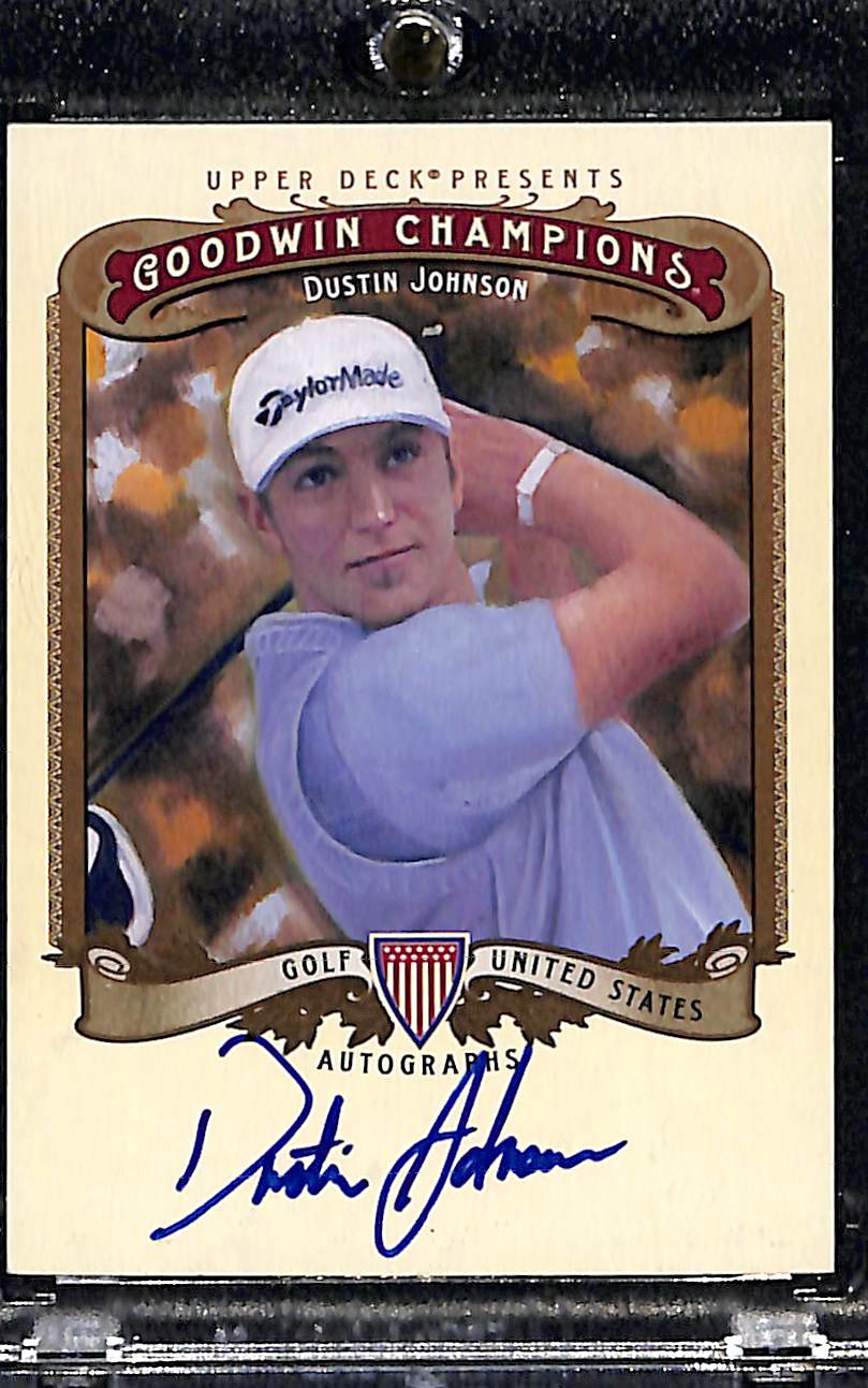 2012 Upper Deck Goodwin Champions Dustin Johnson #A-JN