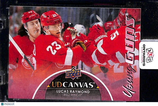2021 Upper Deck Series 2 UD Canvas Young Guns Lucas Raymond #C226