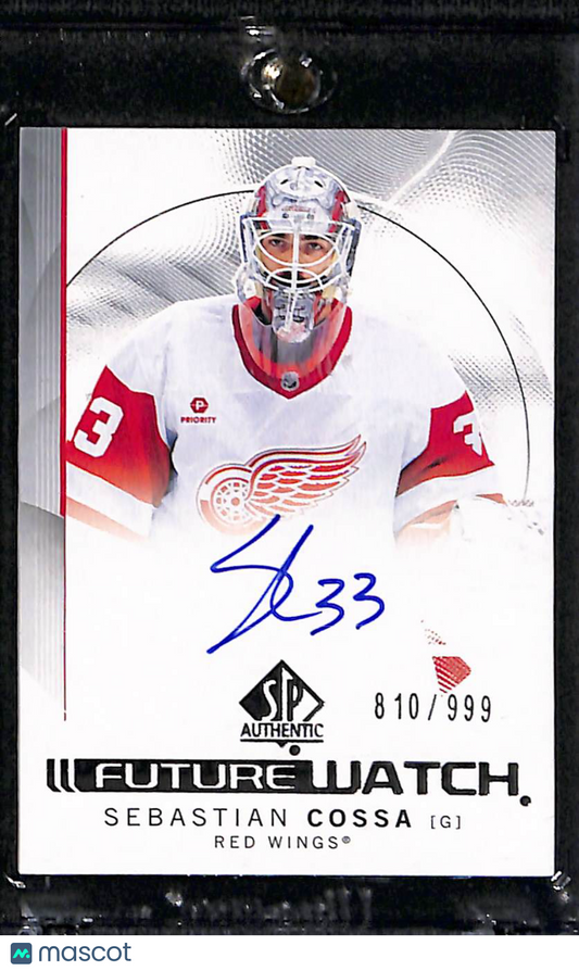 2024-25 Upper Deck SP Authentic Future Watch Sebastian Cossa #SC Autograph 810/999