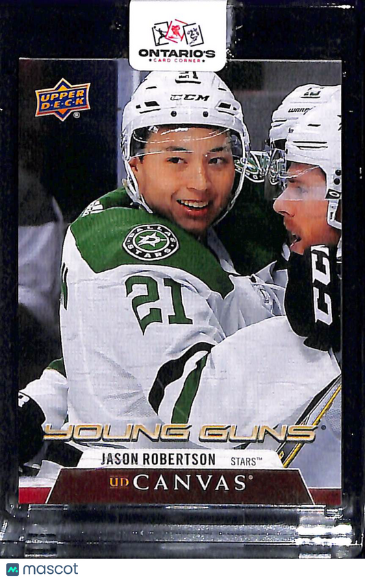 2020 Upper Deck Series 1 Young Guns Jason Robertson #C92 Canvas
