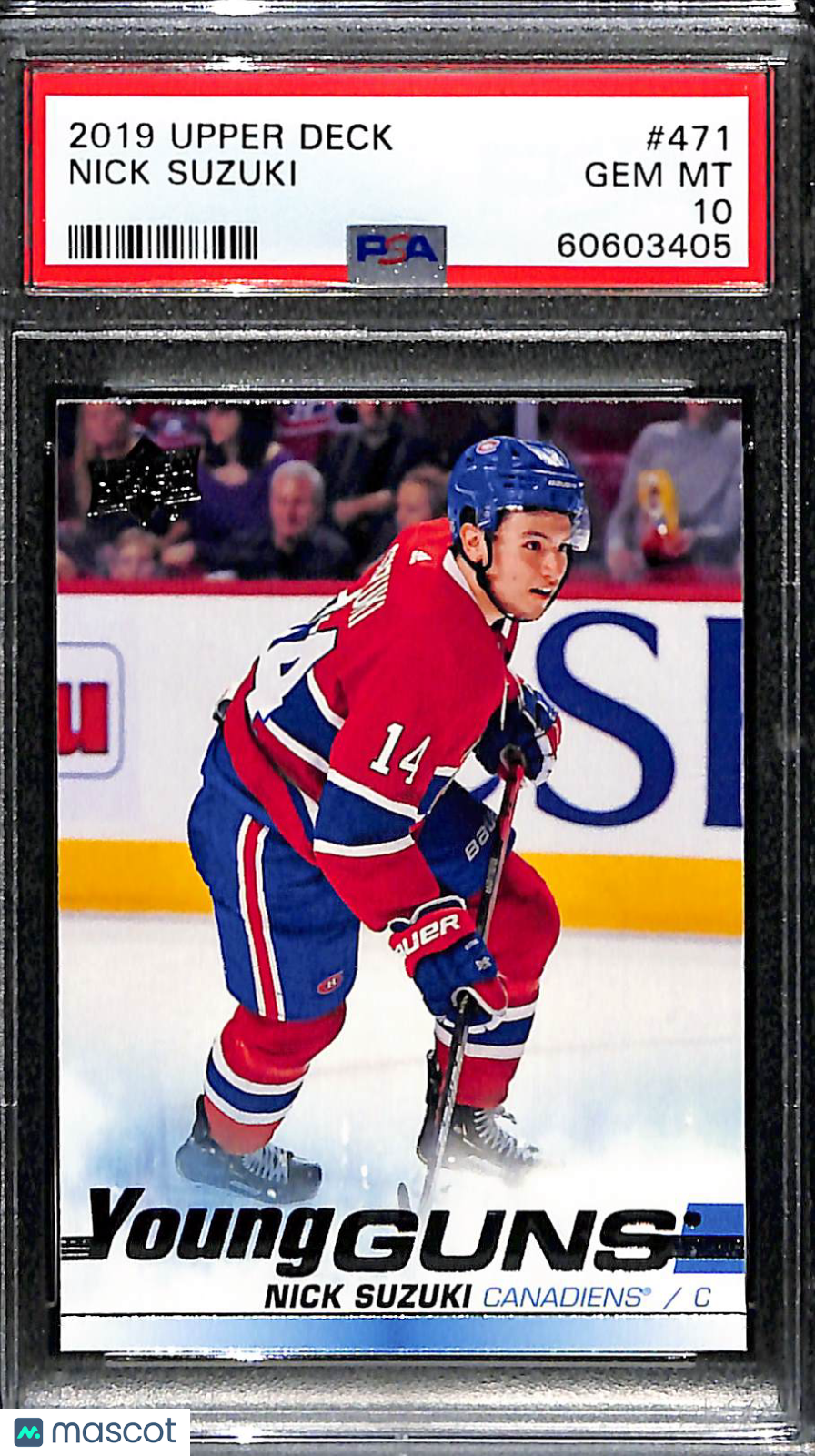 2019 Upper Deck Nick Suzuki #471 PSA 10