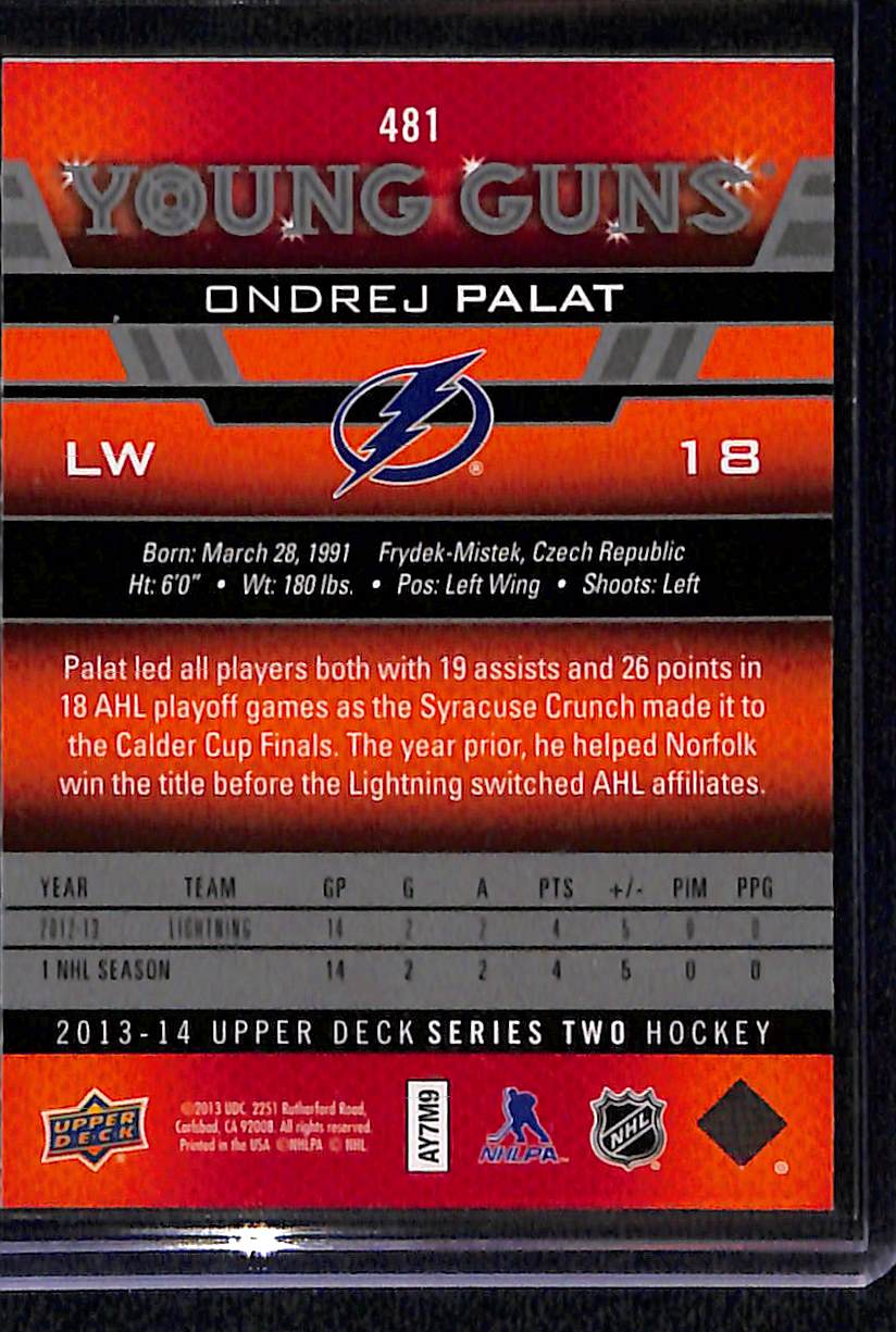 2013-14 Upper Deck Series 2 Ondrej Palat #481