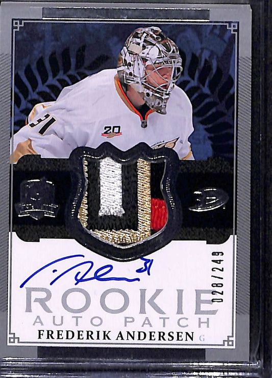 2013-14 Upper Deck The Cup Frederik Andersen #164 28/249