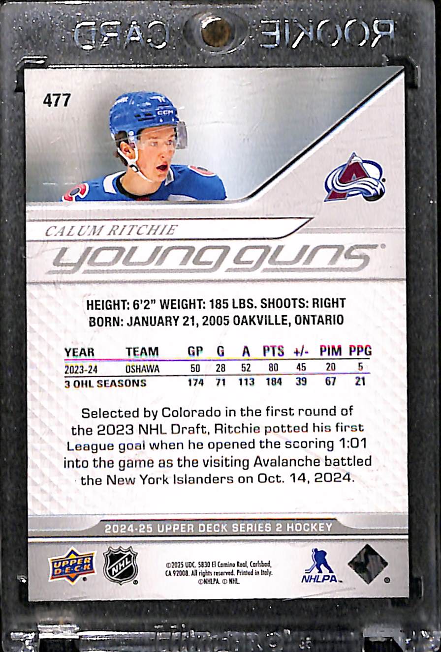2024. 2024-25 Upper Deck Young Guns Calum Ritchie #477