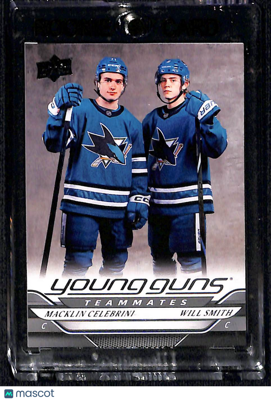 2024-25 Upper Deck Young Guns Macklin Celebrini Will Smith #499