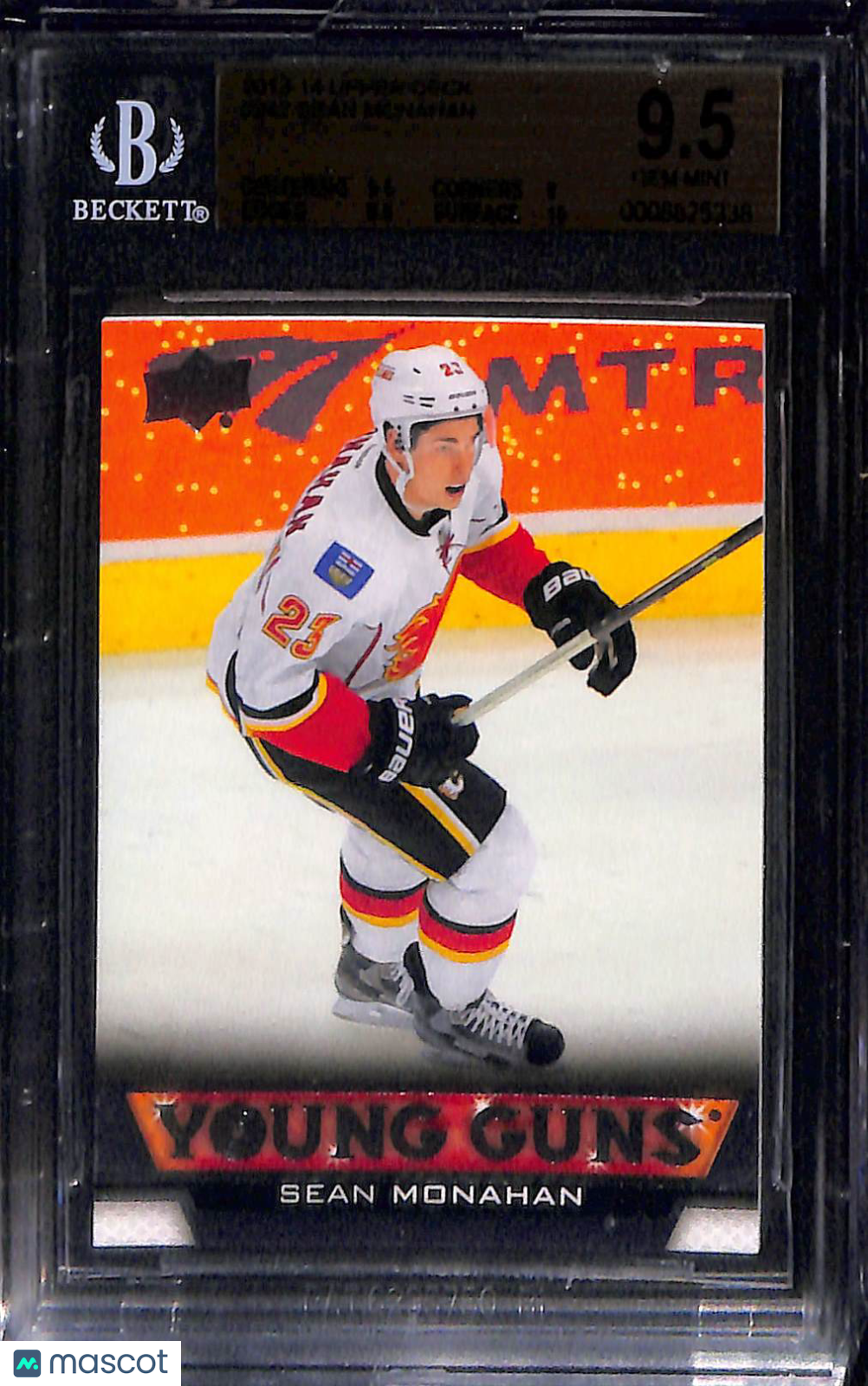 2013 Upper Deck Sean Monahan YG #242 Rookie BGS 9.5