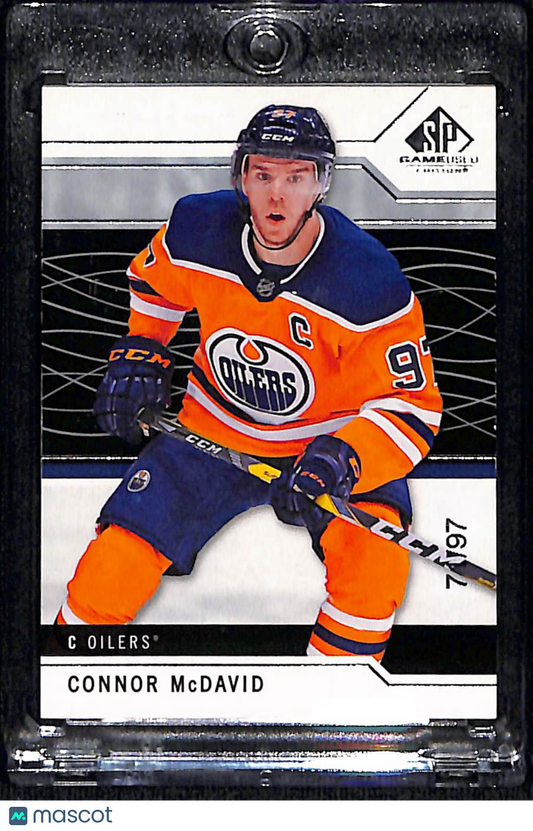 2019 2018- 19 Upper Deck SP Game Used Connor McDavid #1 70/97