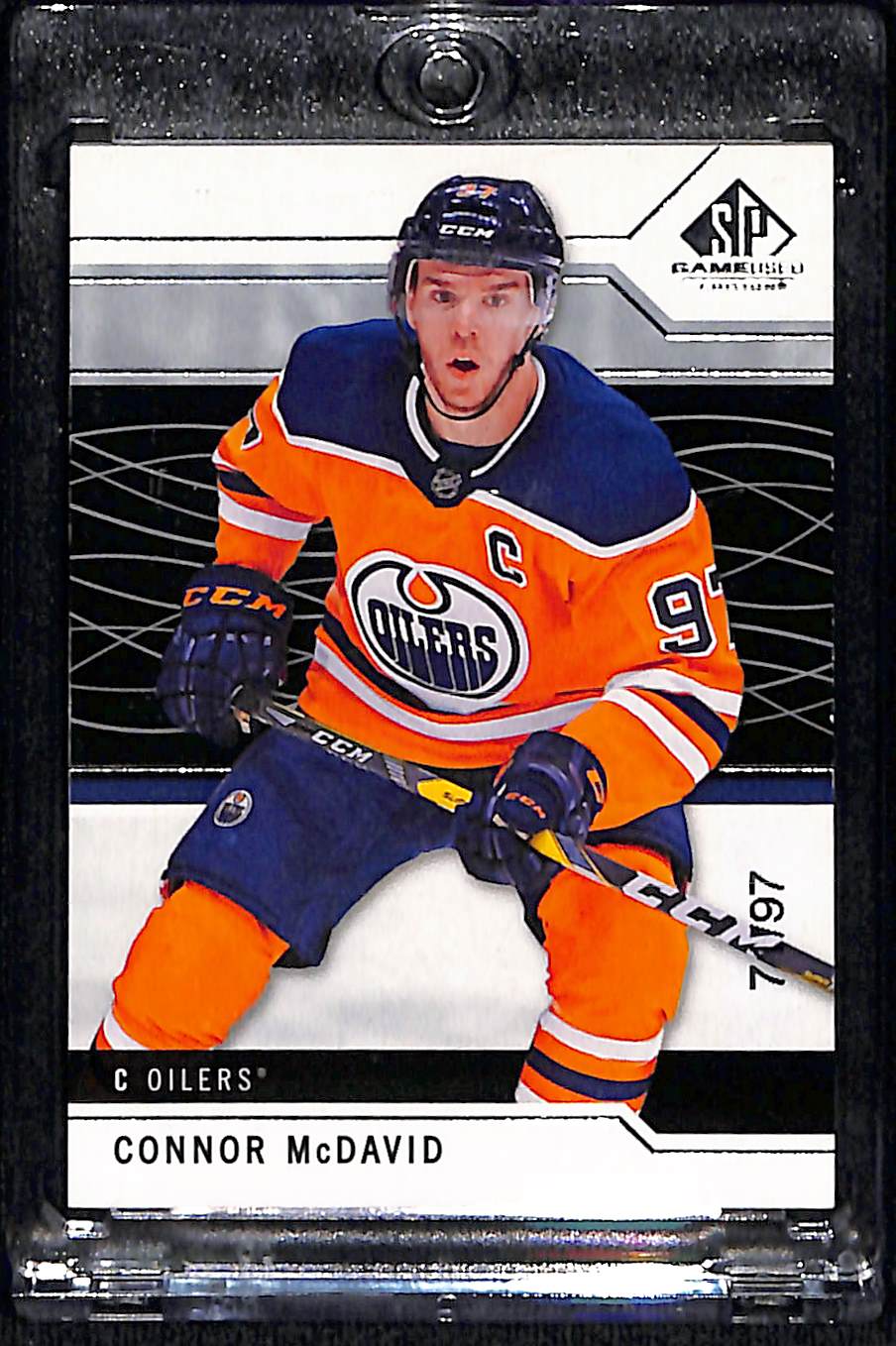 2018- 19 Upper Deck SP Game Used Connor McDavid #1