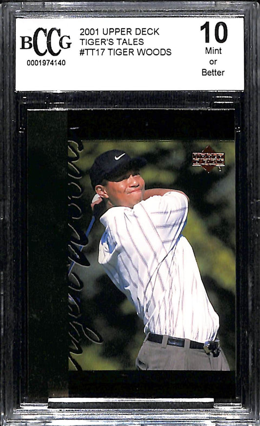 2001 Upper Deck Tiger's Tales Tiger Woods #TT17 BCCG