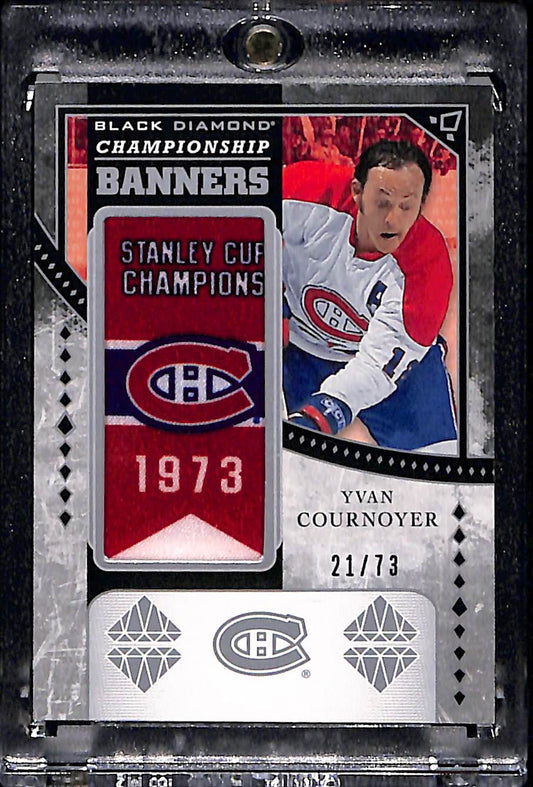 2019-20 Upper Deck Black Diamond Yvan Cournoyer #CB-YC 21/73