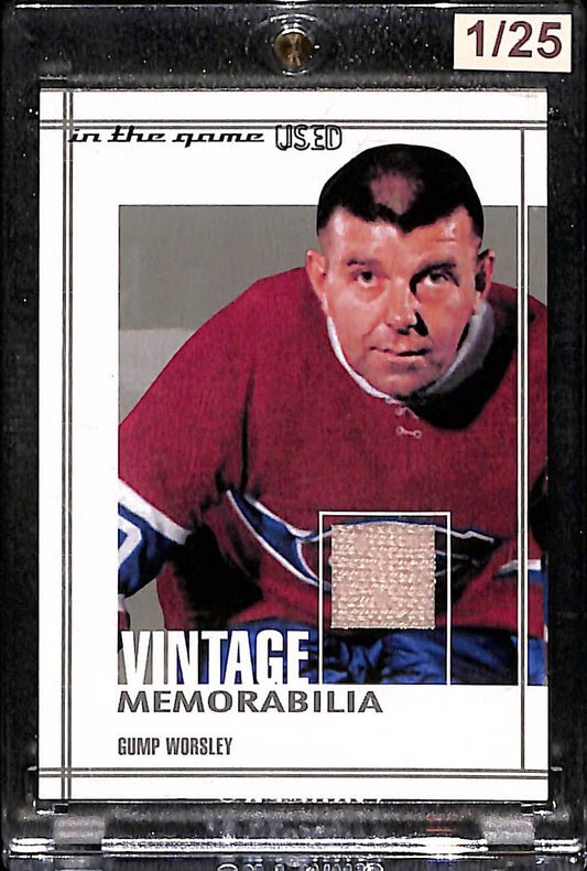 2004-05 In the Game Franchises Gump Worsley #VM-17 1/25