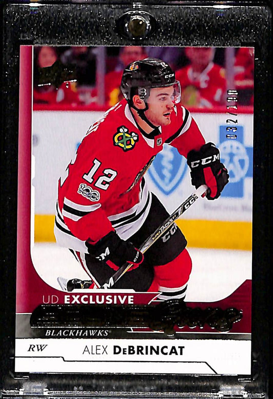 2017-18 Upper Deck Series 1 Alex DeBrincat #221 032/180