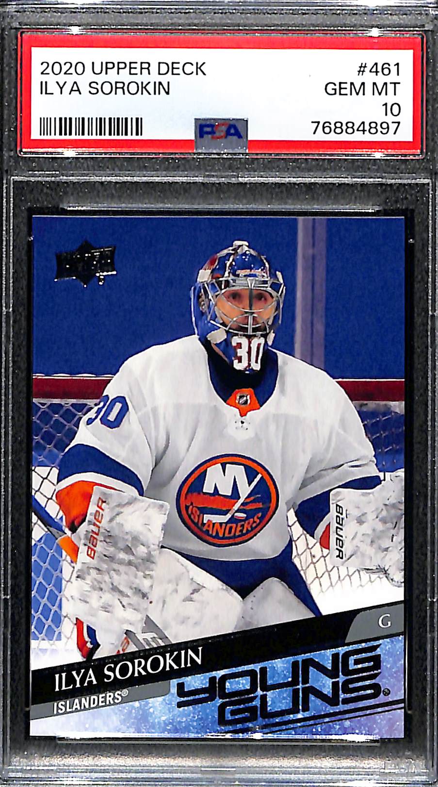 2020 Upper Deck Ilya Sorokin #461 PSA 10