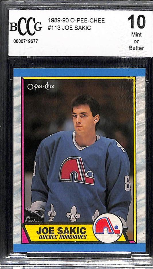 1989 O-Pee-Chee Joe Sakic #113