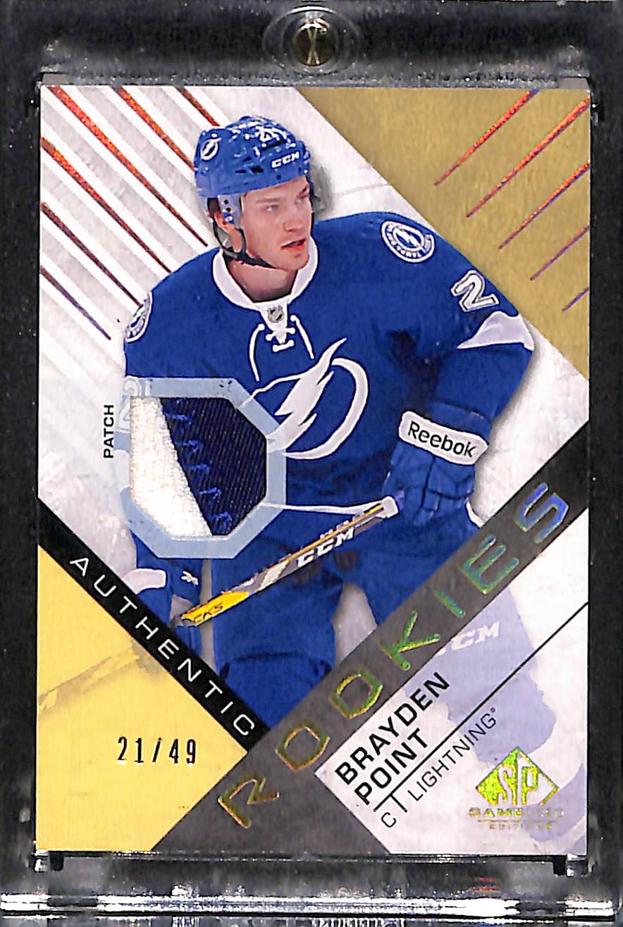 2016-17 Upper Deck SP Game Used Brayden Point #176 21/49