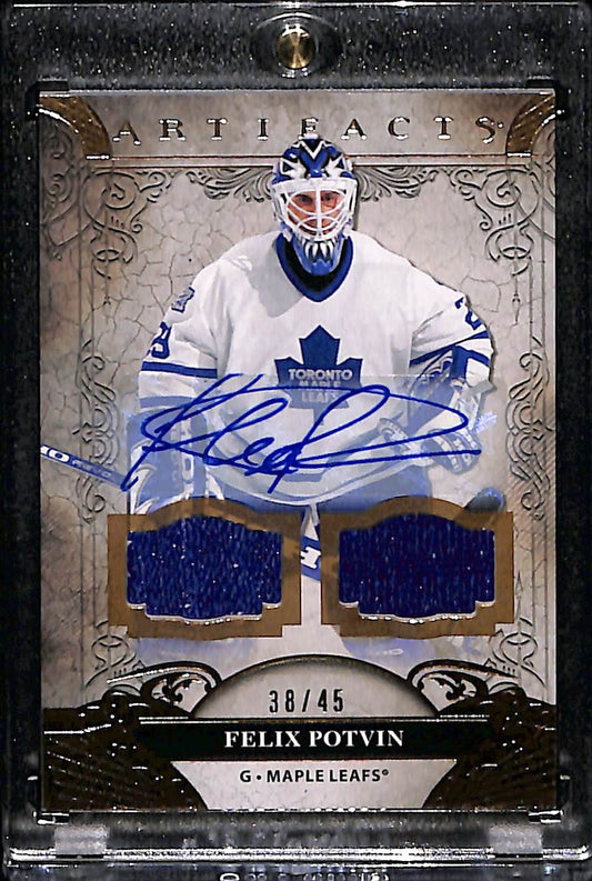 2020-21 Upper Deck Artifacts Felix Potvin #151 38/45