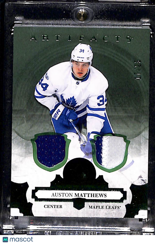 2017-18 Upper Deck Artifacts Auston Matthews #110 Rookie Patch /25