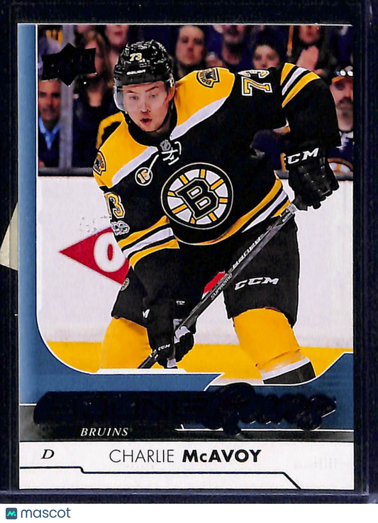 2017-18 Upper Deck Series 1 Charlie McAvoy #242 Young Gun
