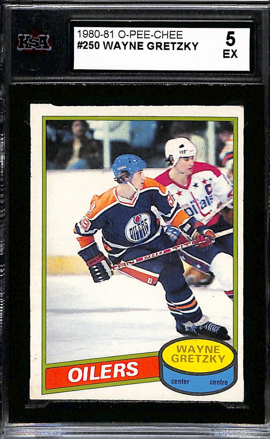 1980-81 O-Pee-Chee Wayne Gretzky #250 KSA 5