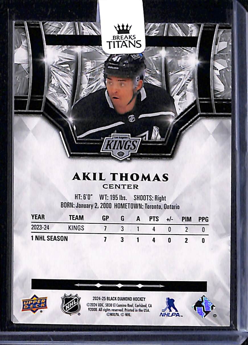 2024-25 Black Diamod Akil Thomas #301/349 301/349